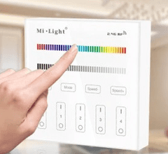 MiBoxer Stenski UPRAVLJALNIK Mi-light nadgradni RGB+W FUT-B3 