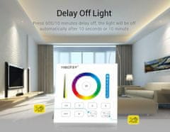 MiBoxer Stenski UPRAVLJALNIK Mi-light nadgradni SMART RGB/RGBW/RGB+CCT 1-cona FUT-B0 