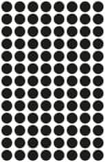 Avery Zweckform okrogle markirne etikete 3009, fi 8 mm, črne