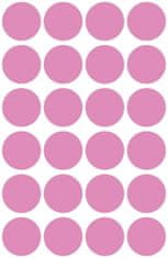 Avery Zweckform okrogle markirne etikete 3117, fi 18 mm, roza