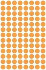 Avery Zweckform okrogle markirne etikete 3178, fi 8 mm, svetlo oranžne