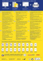 Avery Zweckform univerzalne etikete 3653-200, 105 x 42.3 mm, Ultragrip, 2800 + 280 brezplačnih etiket/zavitek, A4, za tiskanje