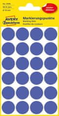 Avery Zweckform okrogle markirne etikete 3596, fi 18 mm, modre, odstranljive