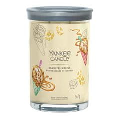 Yankee Candle Svíčka ve skleněném válci , Vafle s banány a karamelem, 567 g