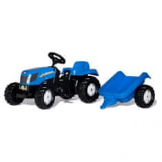 Rolly Toys RollyKid New Holland traktor na pedala s prikolico