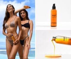 Nega Cosmetics Tan revolution, 100% naravni fluid za hitrejšo naravno porjavitev in trak za zaščito las, olje za sončenje, krema za sončenje, gladka koža, prijeten vonj, idealno darilo, 150 ml, NegatanPaket