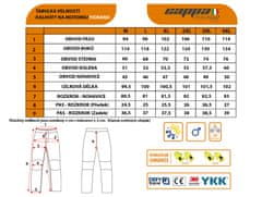 Cappa Racing Moške motoristične hlače FIORANO tekstilne sive/bele 2XL
