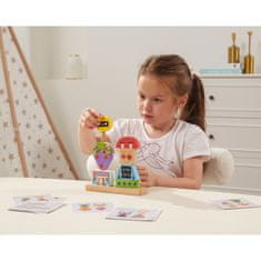 Viga Toys VIGA Puzzle Piramidni roboti + vzorci 8 el.