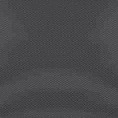 Vidaxl Senčno jadro oksford tekstil pravokotno 2x4 antracit