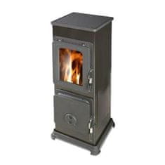 THORMA Peč BOZEN AT,5kW,BLACK,zv,premer 120mm