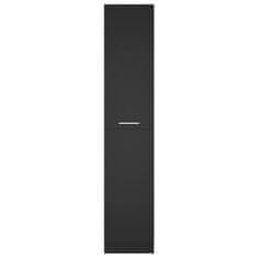 Vidaxl Lekarniška omara črna 30x42,5x150 cm Iverna plošča