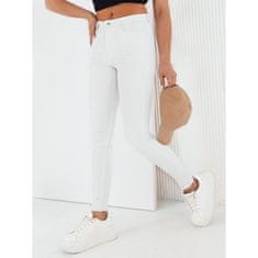 Dstreet Ženske hlače iz džinsa MOLINO bele barve uy1975 S
