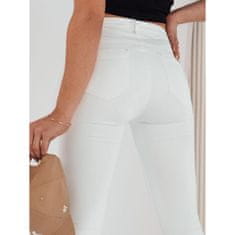 Dstreet Ženske hlače iz džinsa MOLINO bele barve uy1975 S