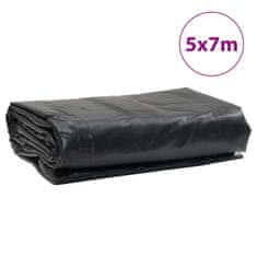 Vidaxl Ponjava antracit 5x7 m 650 g/m²