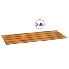 Vidaxl Strešne plošče 36 kosov zarjavele 100x44 cm corten jeklo