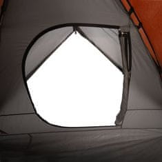 Vidaxl Šotor za kampiranje za 3 osebe oranžen vodoodporen