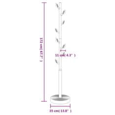 Vidaxl Stojalo za plašče modro 172 cm železo s prašnim premazom