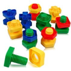 MG Montessori Screws vijaki 30 kos, barvni