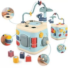 Smoby SMOBY Little Sensory Activity Cube za otroke Labirint Sorter 13v1