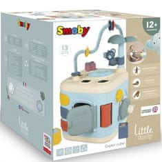 Smoby SMOBY Little Sensory Activity Cube za otroke Labirint Sorter 13v1