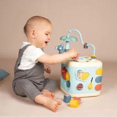 Smoby SMOBY Little Sensory Activity Cube za otroke Labirint Sorter 13v1