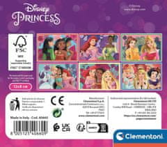 Clementoni Kocke s slikami Disneyjeve princese, 6 kock