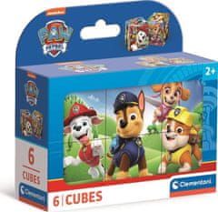 Clementoni Paw Patrol slikovne kocke, 6 kock