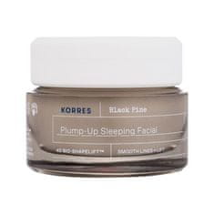 Korres Black Pine Plump-Up Sleeping Facial pomlajevalna nočna krema za obraz 40 ml za ženske