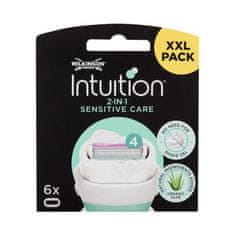 Wilkinson Sword Intuition Sensitive Care Set nadomestne britvice 6 kos za ženske