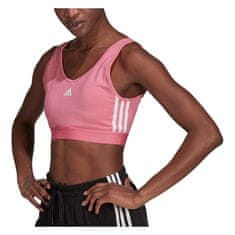 Adidas Majice obutev za trening roza S Essentials 3-stripes