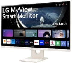 LG Smart 27SR50F-W monitor, 68,58cm (27), IPS, FHD, zvočniki