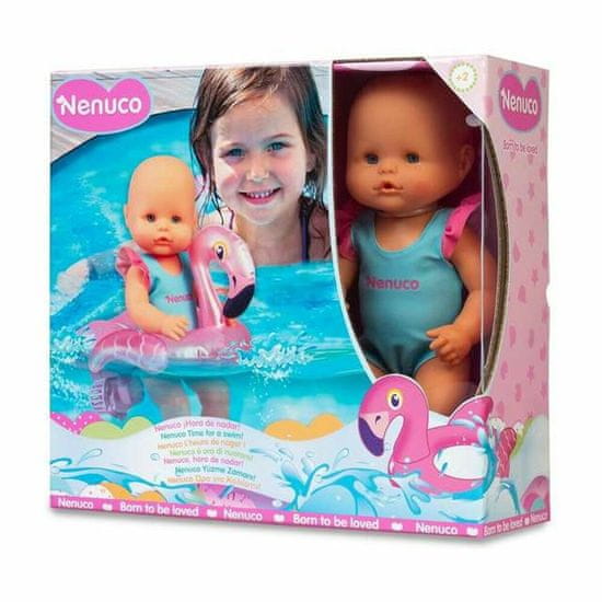 NEW Lutka dojenček Nenuco Swimming Time 35 cm