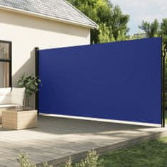 shumee Zložljiva stranska tenda modra 220x500 cm