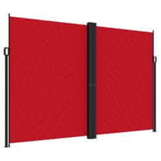 Vidaxl Zložljiva stranska tenda rdeča 220x1000 cm