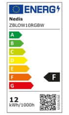 Nedis Pametna zunanja luč / 2 x 270 lm/ Zigbee 3.0/ 12 + 4 W/ RGB/ toplo bela/ 2700 K/ aluminij/ Android/ iOS