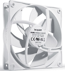 Be quiet! Pure Wings 3 ventilator, 120mm, 4-pin, PWM, bel (BL110)