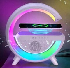 Hitelektro 3v1 LED RGB bluetooth 5.2 zvočnik FM radio in polnilec