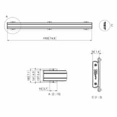 NEW Bar Vogel's PFB 3419 1,9 m