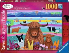 Ravensburger Sestavljanka Life in the Highlands 1000 kosov