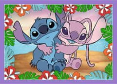 Trefl Puzzle Lilo&Stitch: Nori dan 4 v 1 (35,48,54,70 kosov)