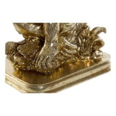 DKD Home Decor Dekorativna figura DKD Home Decor Zlata smola Kolonialni list rastline 16,5 x 10,6 x 22,5 cm