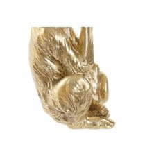 DKD Home Decor Dekorativna figura DKD Home Decor Golden Resin Colonial Monkey 13 x 11 x 19,5 cm (3 kosi)