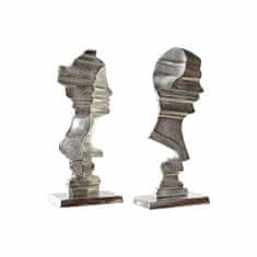 DKD Home Decor Dekorativna figura DKD Home Decor 8424001856497 22,5 x 12,5 x 52 cm srebrna (2 enoti)