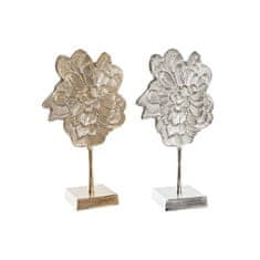 DKD Home Decor Dekorativna slika DKD Home Decor 22 x 10 x 38 cm Flower Champagne Silver Oriental