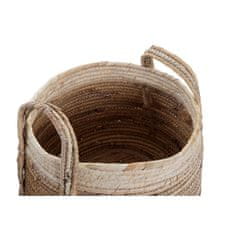 DKD Home Decor Komplet košar DKD Home Decor Tropical Natural Fibre Rushes (40 x 40 x 29 cm)