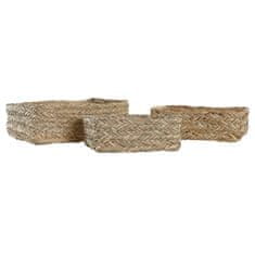 DKD Home Decor Komplet košar DKD Home Decor Natural Fibre (39 x 24 x 15 cm)