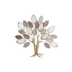 DKD Home Decor Stenska dekoracija DKD Home Decor Brown Beige Golden Tree 100 x 6,4 x 97,8 cm