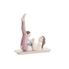 DKD Home Decor Dekorativna slika DKD Home Decor Pink Yoga Scandi 15,5 x 6,5 x 17 cm