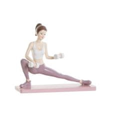 DKD Home Decor Dekorativna slika DKD Home Decor Pink Yoga Scandi 20 x 8 x 16,5 cm