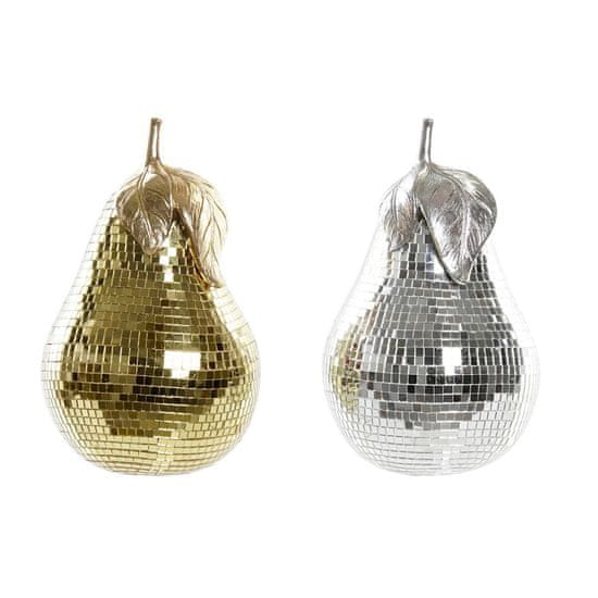 DKD Home Decor Disco Ball DKD Home Decor Golden Silver Pear 30 x 40 cm 13 x 12,5 x 21 cm (2 enoti)